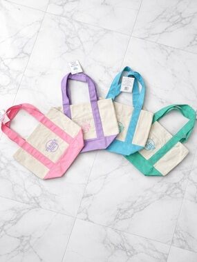 NWT TRADER JOE’S Mini Tote in Pink, Lavender, Blue, or Green - Everyday Carry